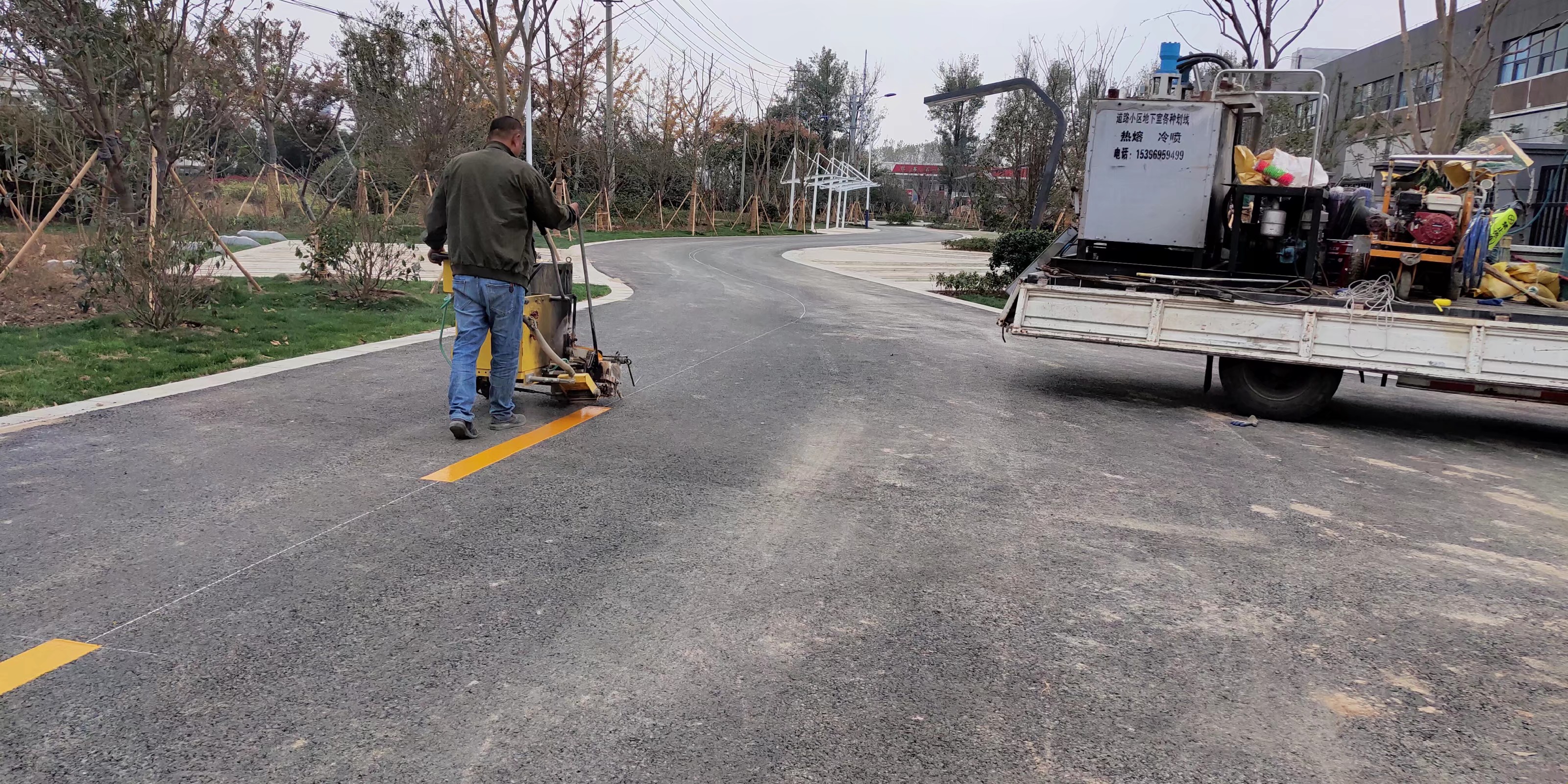 道路划线